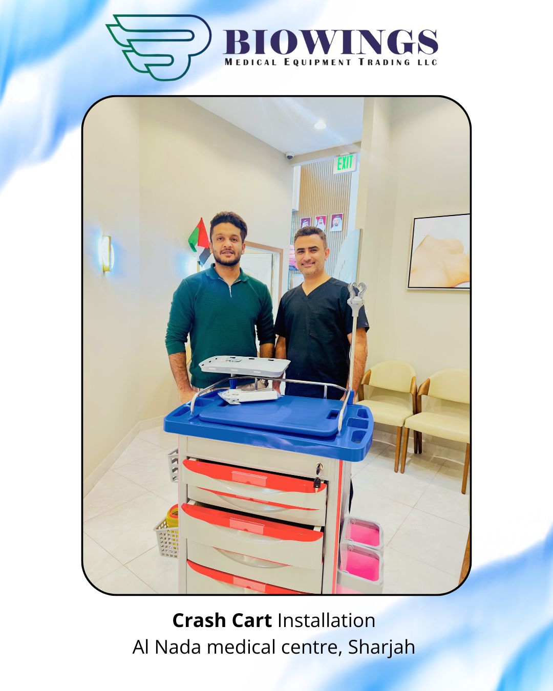 Crash Cart Installation at Al Nada Medical Centre, Sharjah