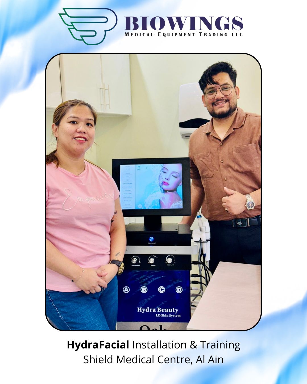 HydraFacial Installation & Professional Training at Shield Medical Centre, Al Ain