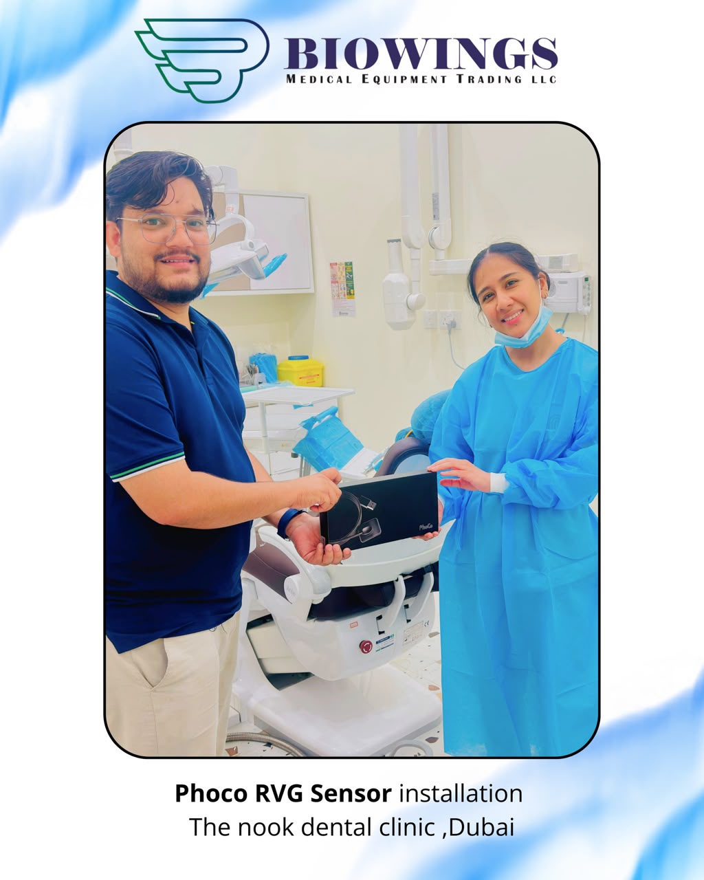 Phoco RVG Sensor Installation at The Nook Dental Clinic, Dubai